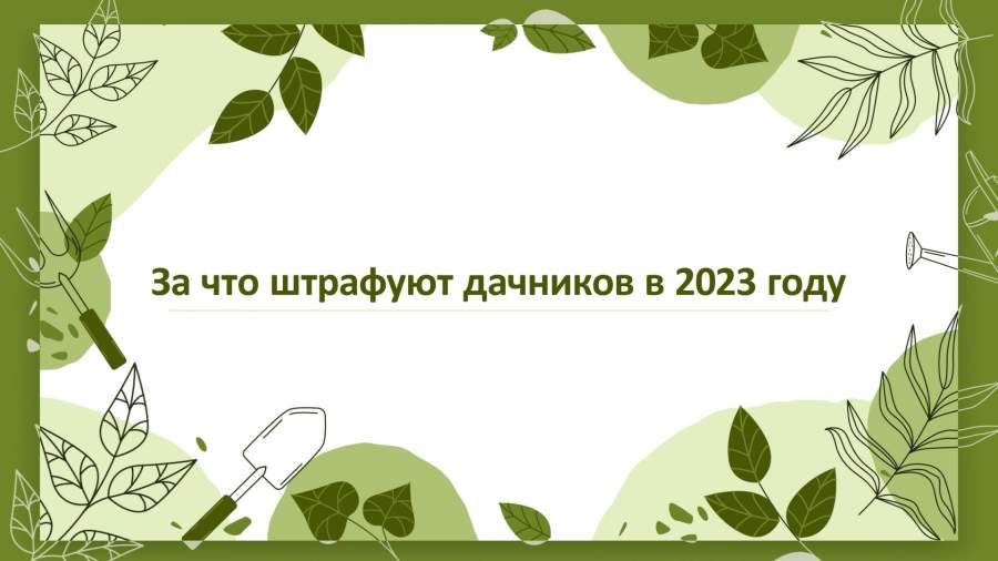 Графика. За что штрафуют дачников в 2023 году | Видео | Известия | 10. ...